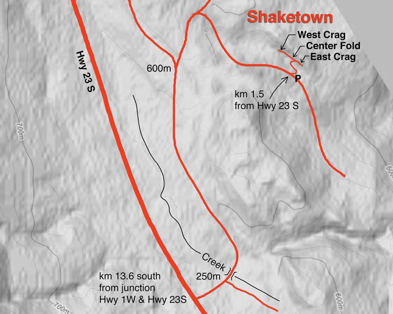 Shaketown: Crags & new routes, Revelstoke rock climbing