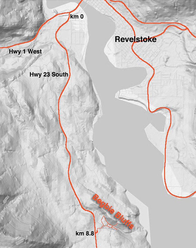 Begbie Bluffs: Crags & new routes, Revelstoke rock climbing