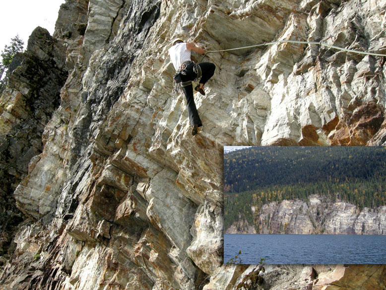 Waterworld: Crags & new routes, Revelstoke rock climbing